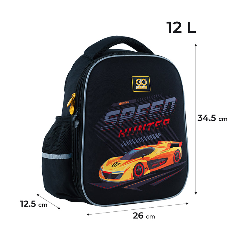 Backpack GoPack Education semi hard-shaped GO24-165S-3 Speed Hunter