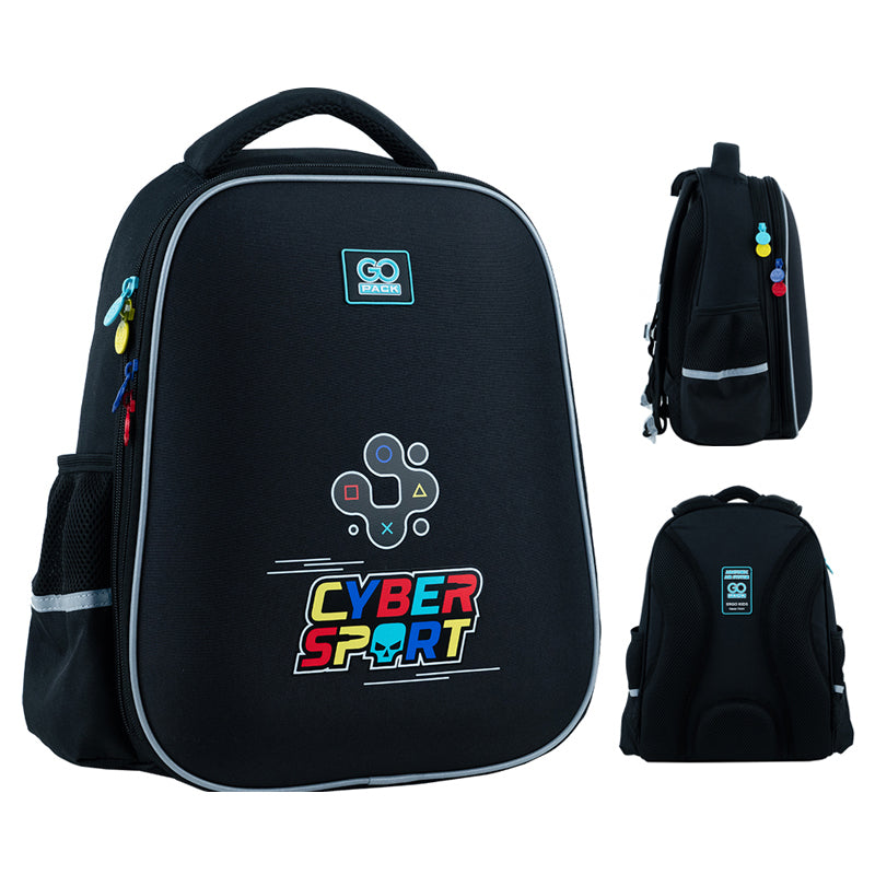 Backpack GoPack Education semi hard-shaped GO24-165M-5 Cyber Sport