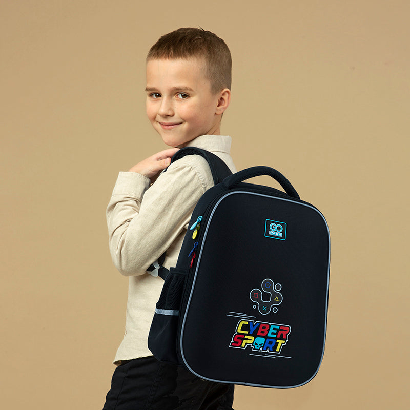 Backpack GoPack Education semi hard-shaped GO24-165M-5 Cyber Sport
