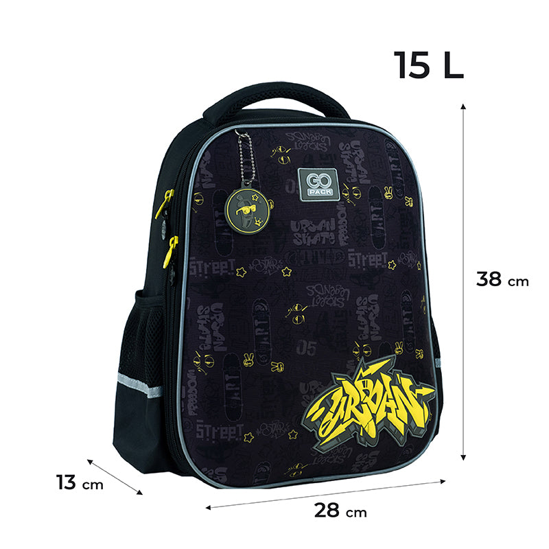 Backpack GoPack Education semi hard-shaped GO24-165M-6 Urban