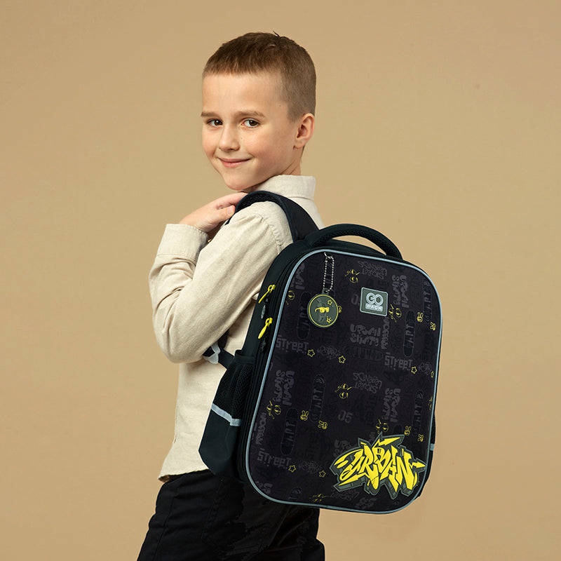 Backpack GoPack Education semi hard-shaped GO24-165M-6 Urban