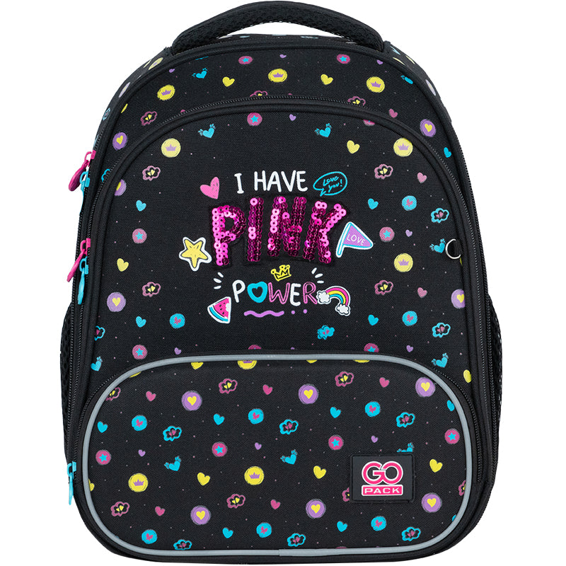 Backpack GoPack Education hard-shaped GO24-597M-2 Pink Power