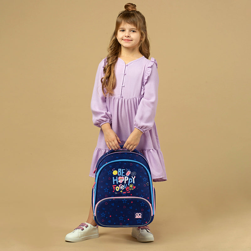 Backpack GoPack Education hard-shaped GO24-597M-3 Be Happy