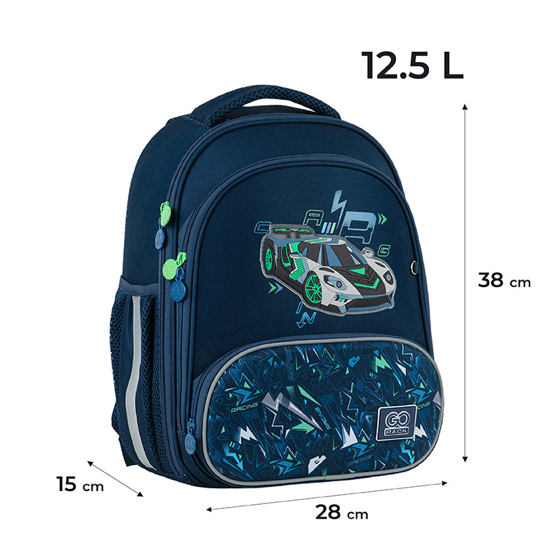 Backpack GoPack Education hard-shaped GO24-597M-7 Racing Car