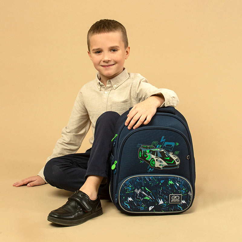 Backpack GoPack Education hard-shaped GO24-597M-7 Racing Car