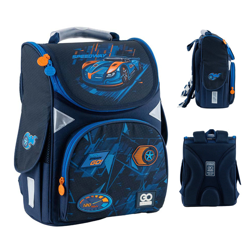 Backpack GoPack Education hard-shaped GO24-5001S-7 Speedway