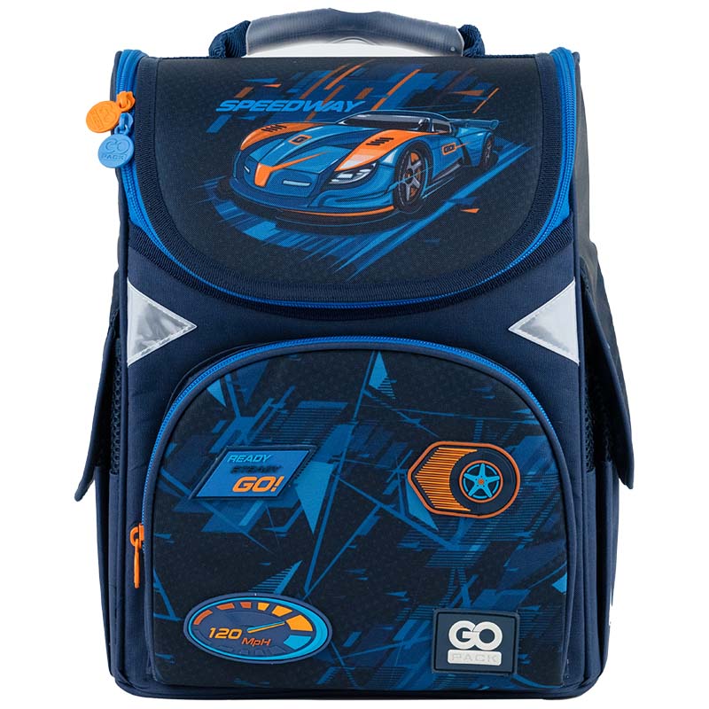 Backpack GoPack Education hard-shaped GO24-5001S-7 Speedway