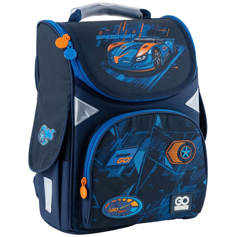 Backpack GoPack Education hard-shaped GO24-5001S-7 Speedway