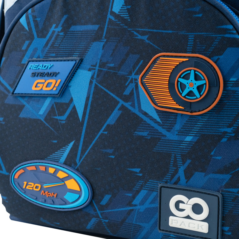 Backpack GoPack Education hard-shaped GO24-5001S-7 Speedway