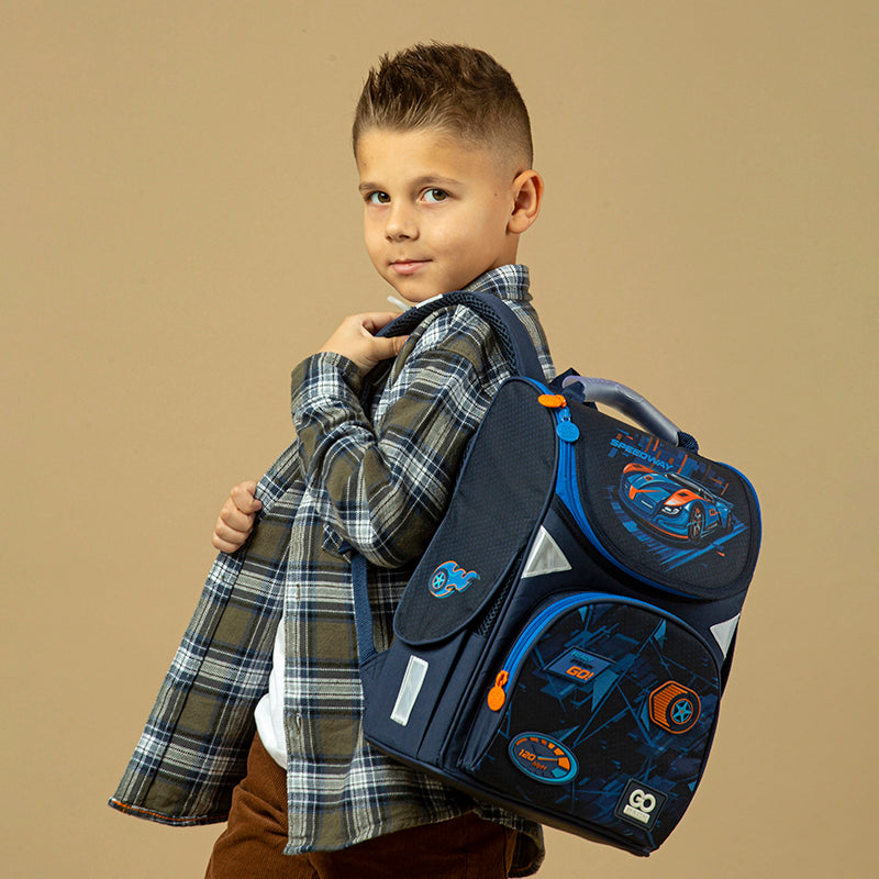 Backpack GoPack Education hard-shaped GO24-5001S-7 Speedway