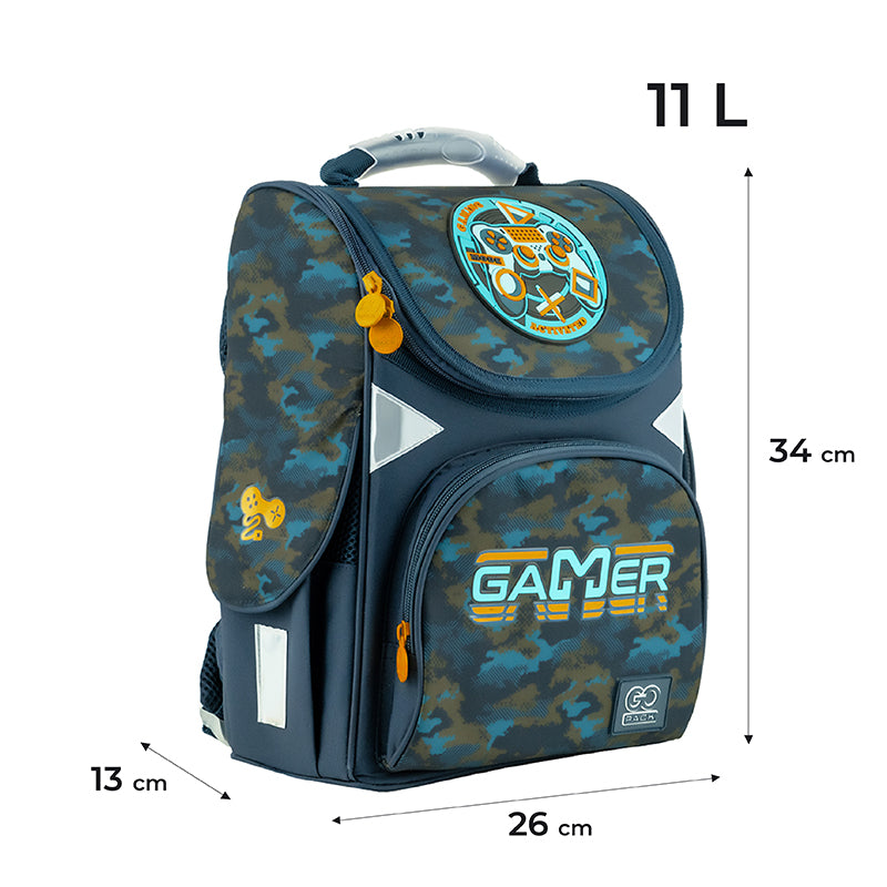 Backpack GoPack Education hard-shaped GO24-5001S-8 Gaming Mode