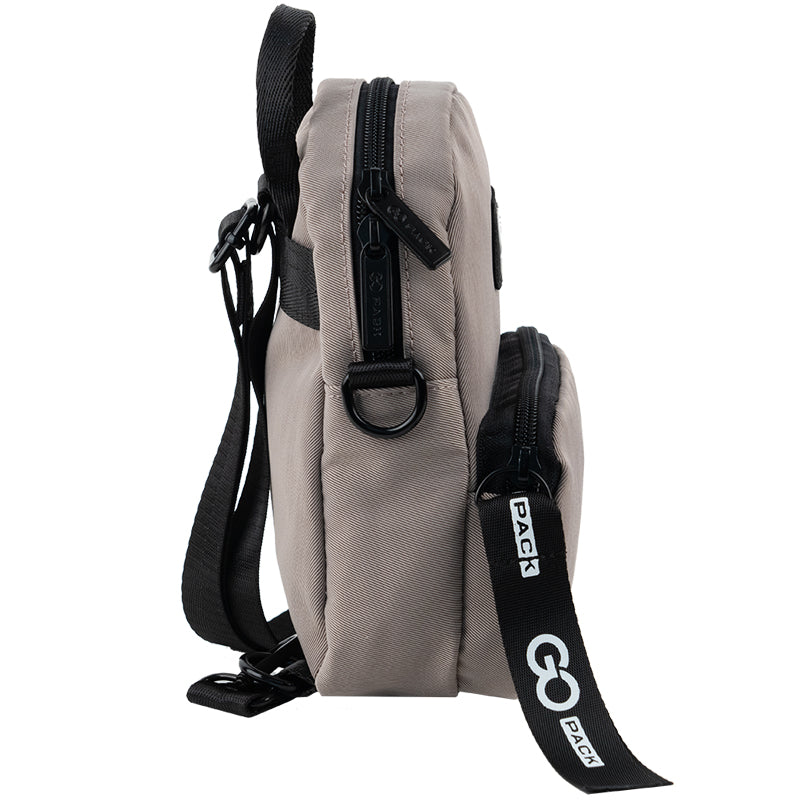 Mini convertible backpack GoPack Education Teens GO24-181XXS-1 beige