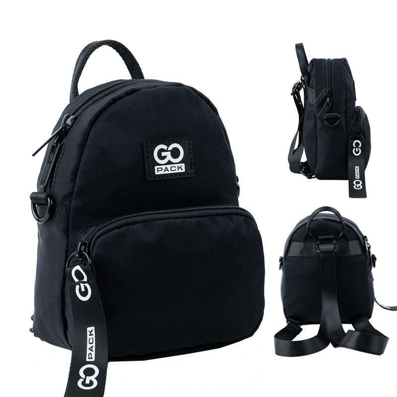 Mini convertible backpack GoPack Education Teens GO24-181XXS-4 black