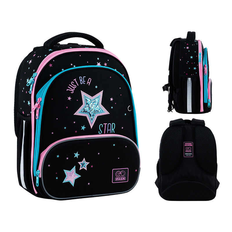 School backpack hard shaped GoPack Education Be A Star GO25-597M-1