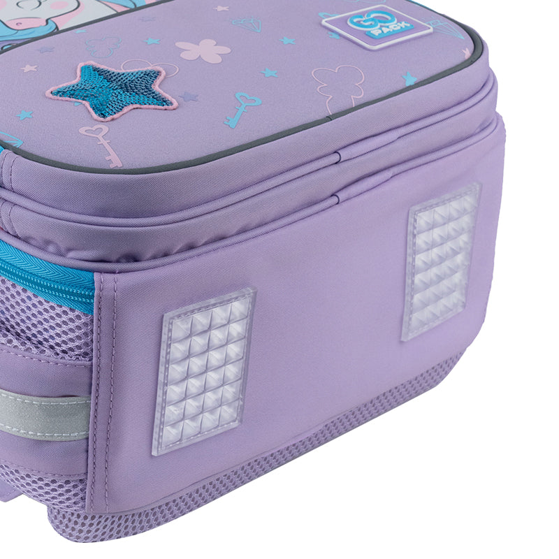 School backpack hard shaped GoPack Education Fairytale Unicorn GO25-597M-3