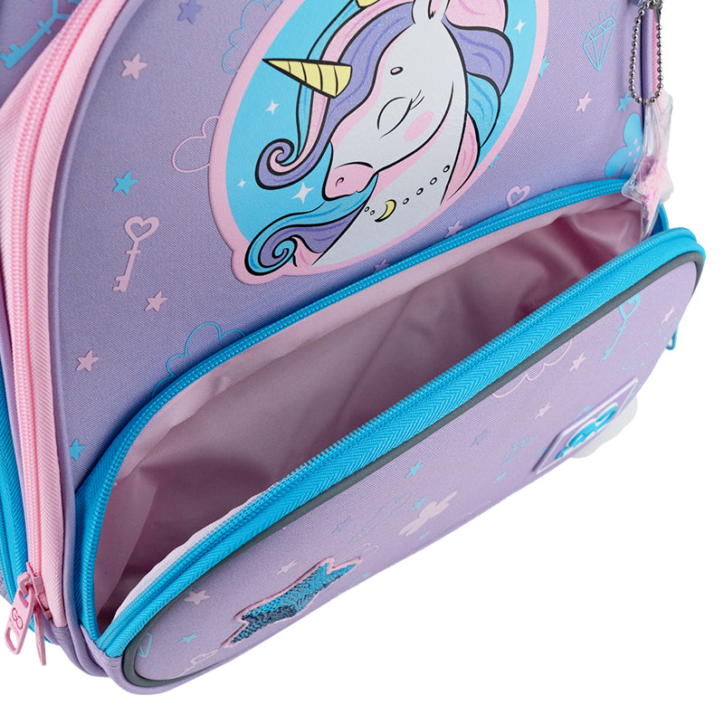 School backpack hard shaped GoPack Education Fairytale Unicorn GO25-597M-3