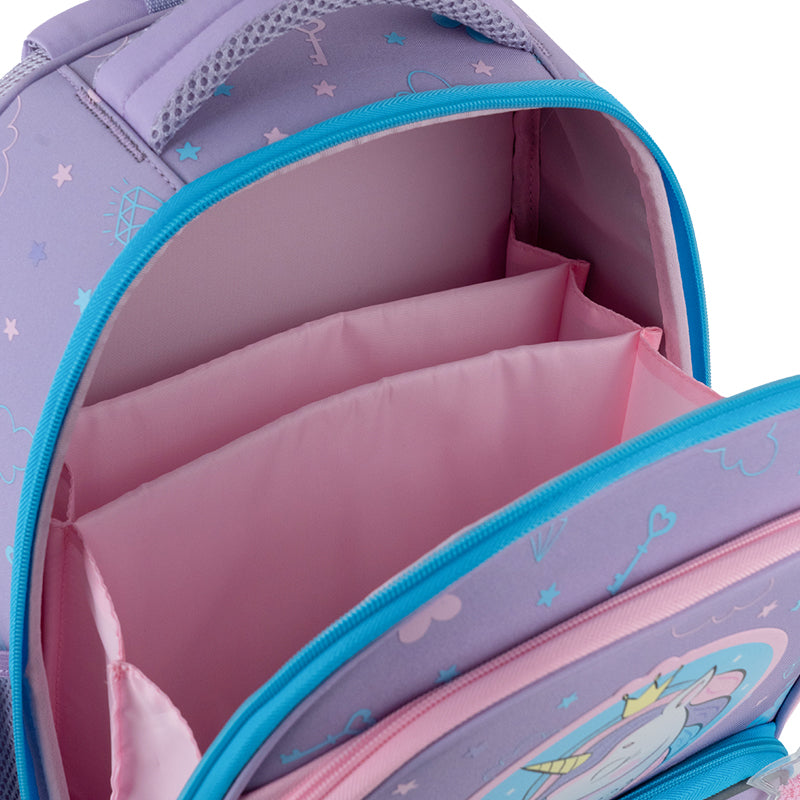 School backpack hard shaped GoPack Education Fairytale Unicorn GO25-597M-3