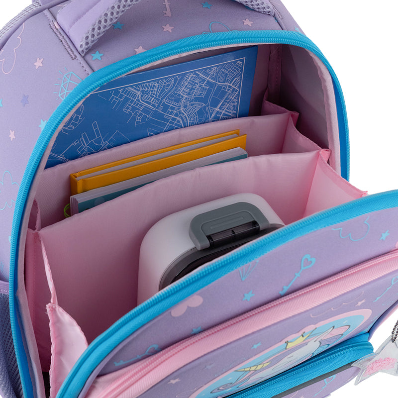 School backpack hard shaped GoPack Education Fairytale Unicorn GO25-597M-3