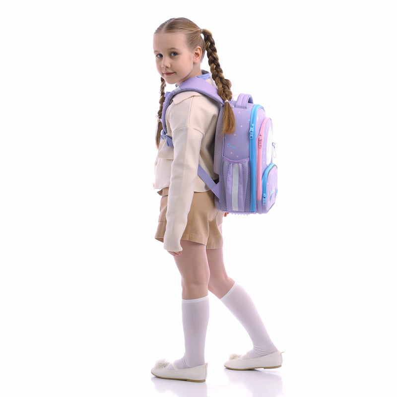 School backpack hard shaped GoPack Education Fairytale Unicorn GO25-597M-3
