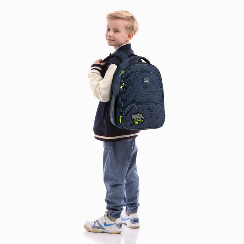 School backpack hard shaped GoPack Education Super Skater GO25-597M-4
