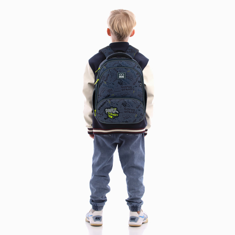 School backpack hard shaped GoPack Education Super Skater GO25-597M-4