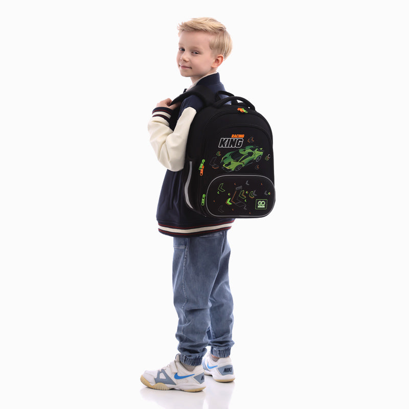 School backpack hard shaped GoPack Education Rasing King GO25-597M-5
