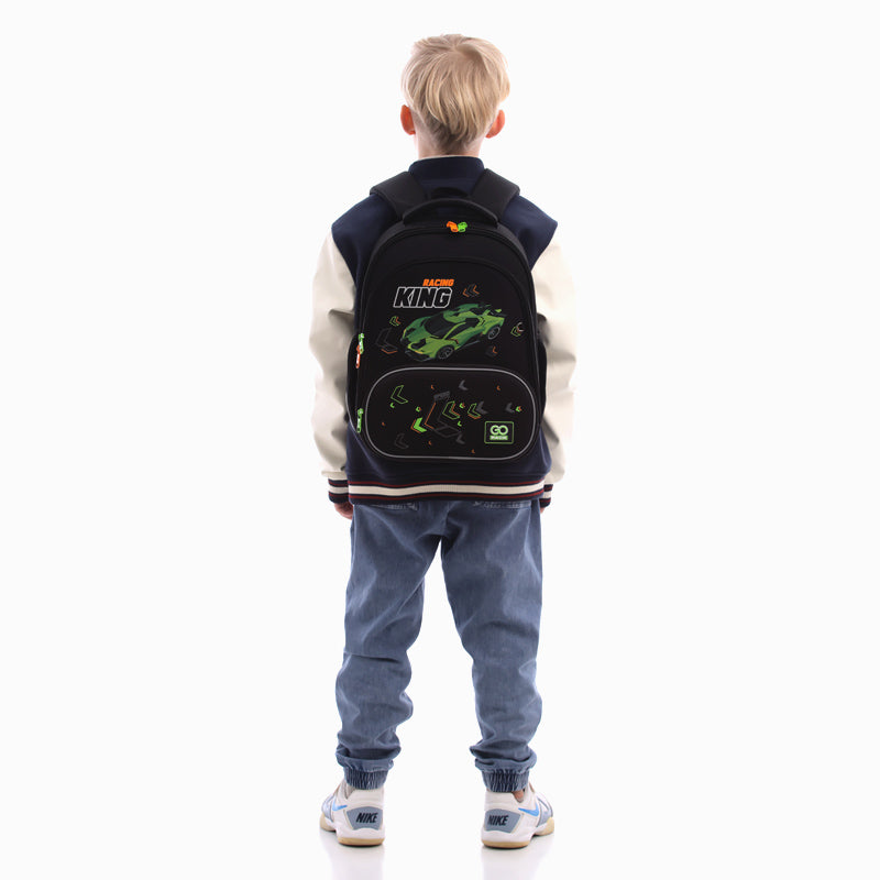 School backpack hard shaped GoPack Education Rasing King GO25-597M-5