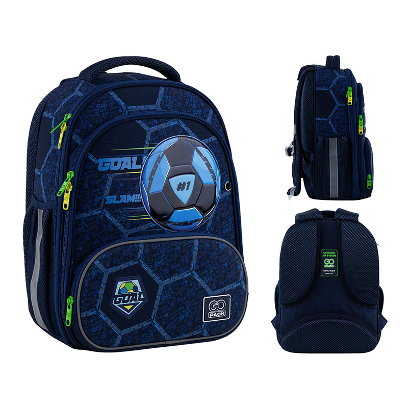 School backpack hard shaped GoPack Education Goal GO25-597M-6