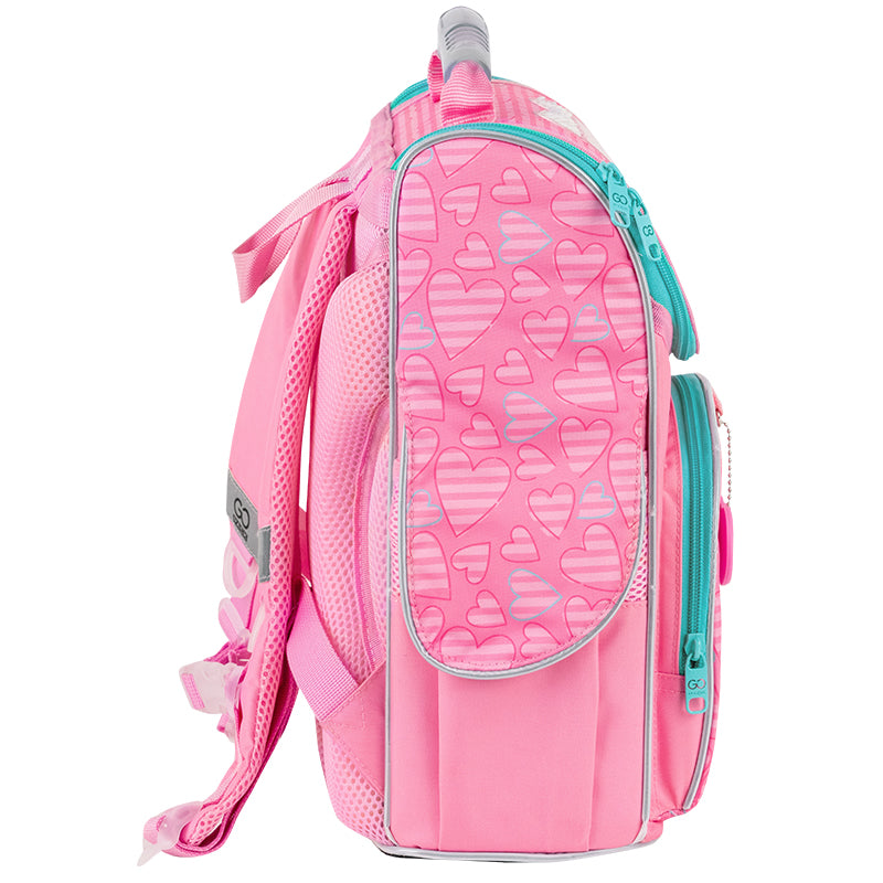 School backpack hard shaped GoPack Education Pink Dreams GO25-5001S-1