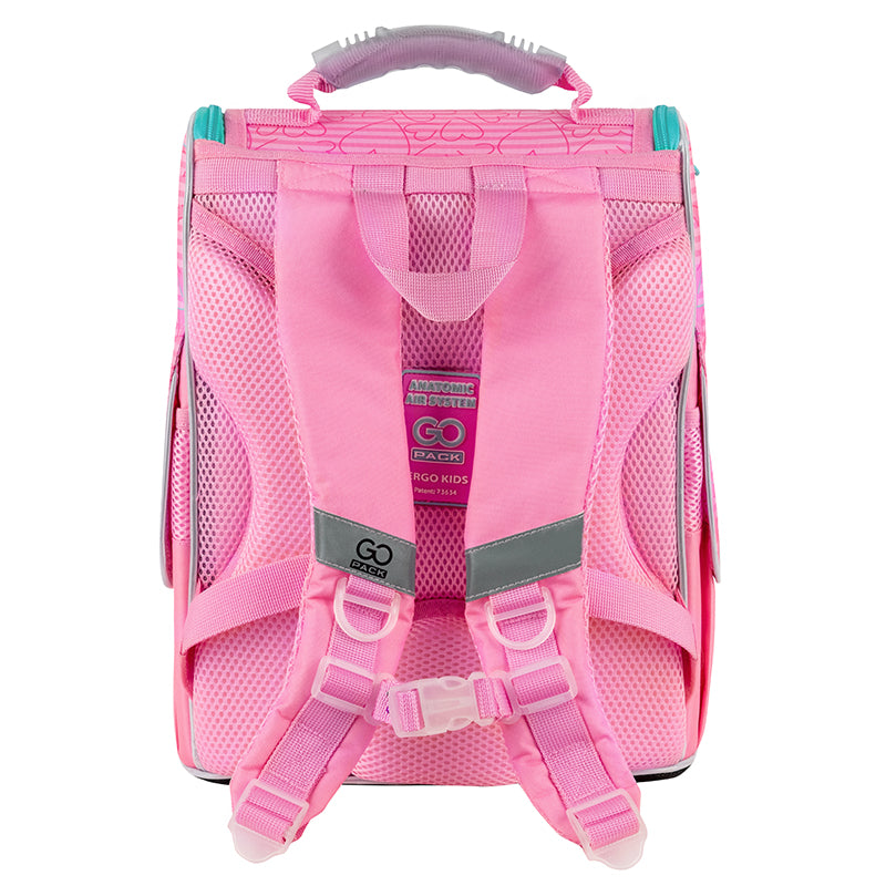School backpack hard shaped GoPack Education Pink Dreams GO25-5001S-1