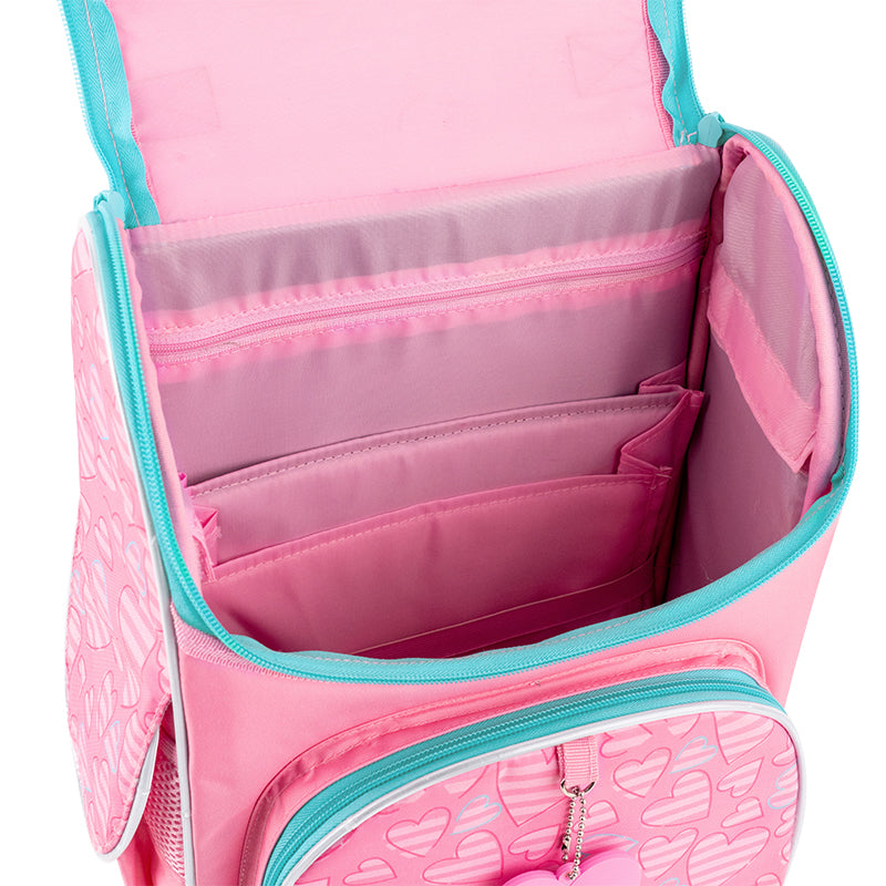School backpack hard shaped GoPack Education Pink Dreams GO25-5001S-1