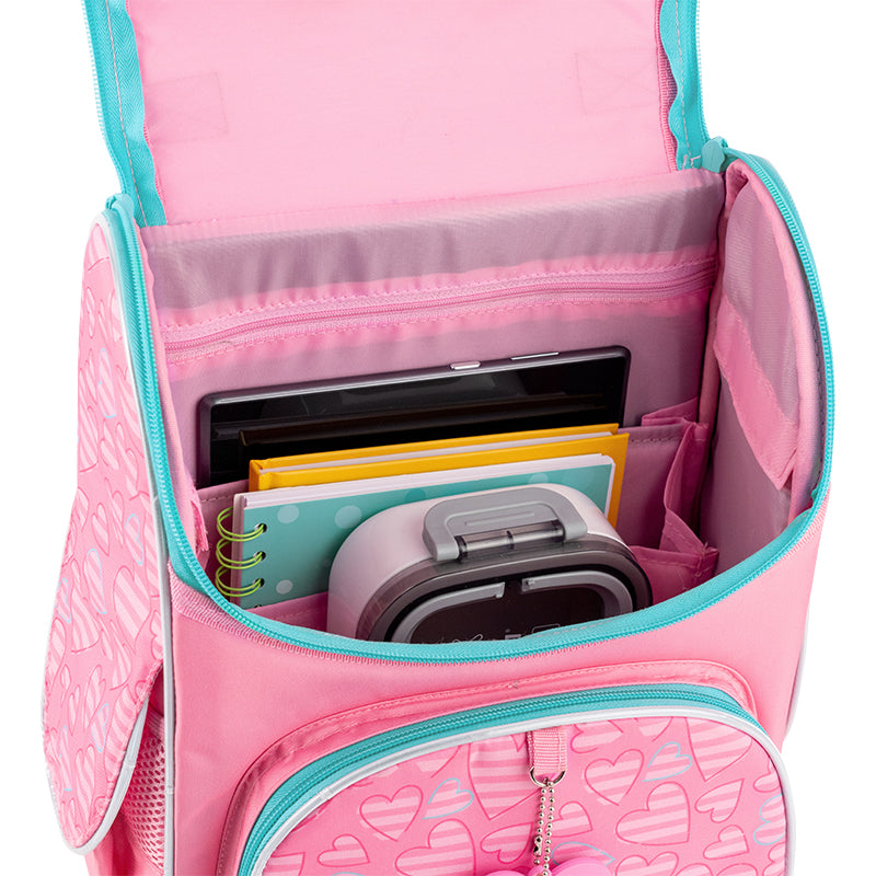 School backpack hard shaped GoPack Education Pink Dreams GO25-5001S-1