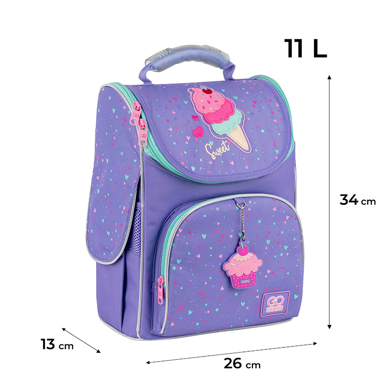 School backpack hard shaped GoPack Education Summer Ice Cream GO25-5001S-2