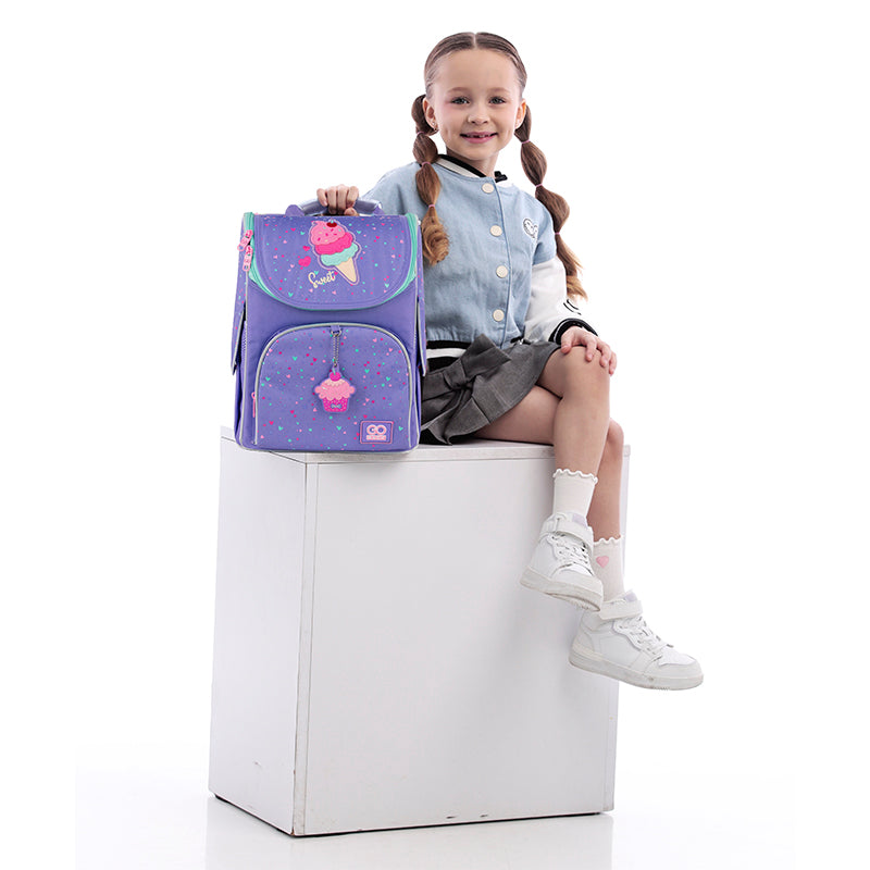 School backpack hard shaped GoPack Education Summer Ice Cream GO25-5001S-2