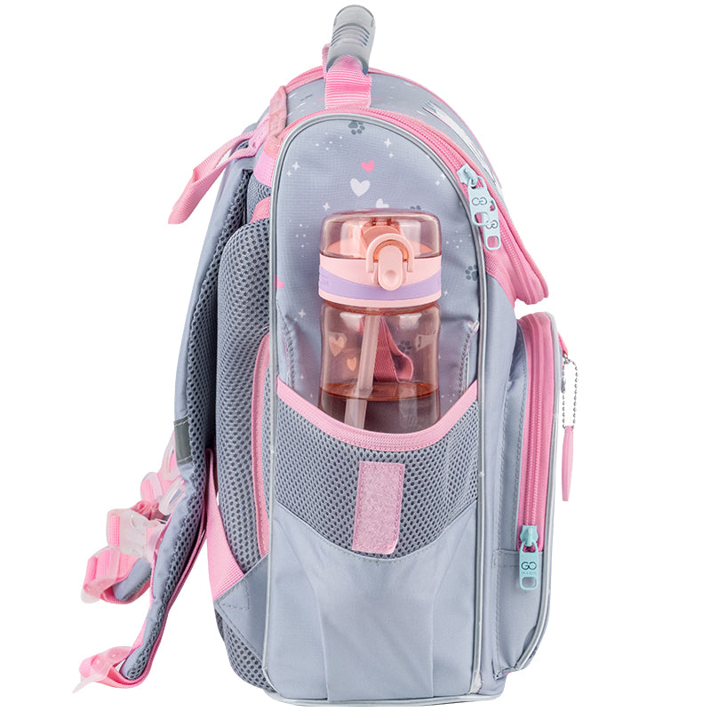 School backpack hard shaped GoPack Education Kitten Princess GO25-5001S-3