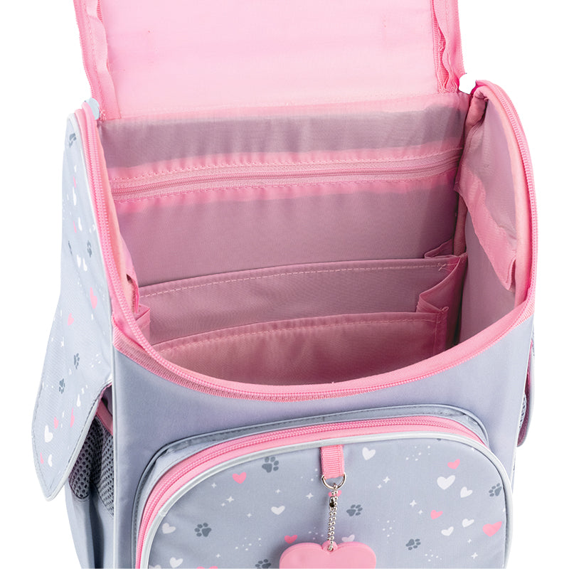 School backpack hard shaped GoPack Education Kitten Princess GO25-5001S-3