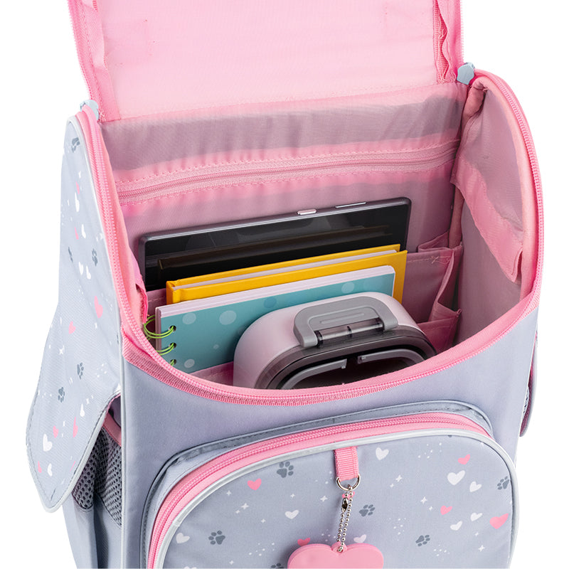 School backpack hard shaped GoPack Education Kitten Princess GO25-5001S-3