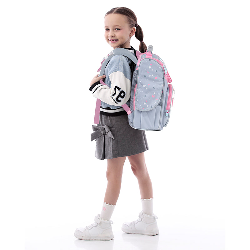 School backpack hard shaped GoPack Education Kitten Princess GO25-5001S-3
