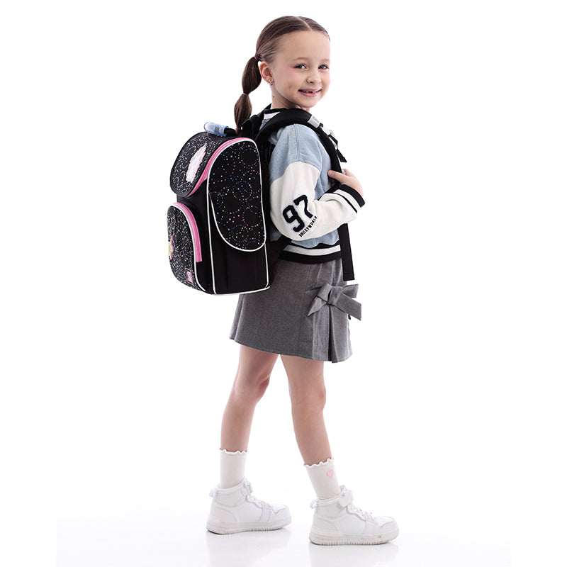 School backpack hard shaped GoPack Education Magical Unicorn GO25-5001S-4