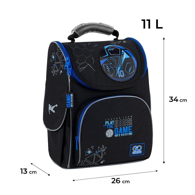 School backpack hard shaped GoPack Education Play The Game GO25-5001S-5
