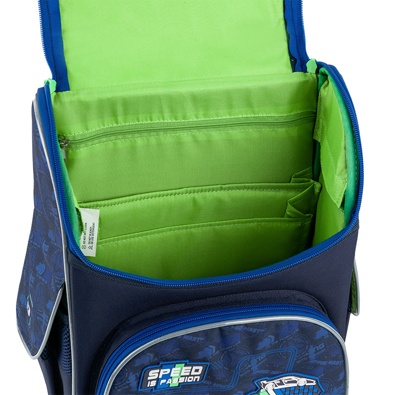 School backpack hard shaped GoPack Education Racing GO25-5001S-6