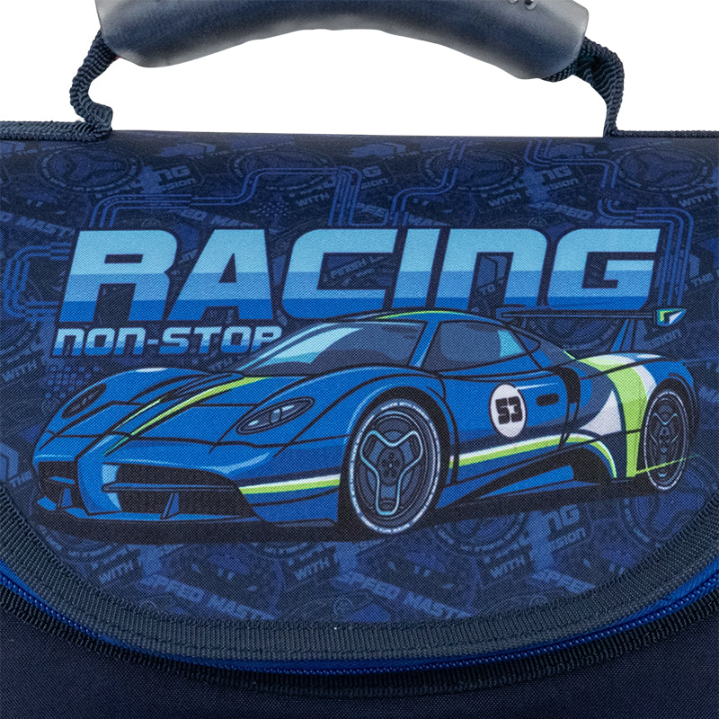 School backpack hard shaped GoPack Education Racing GO25-5001S-6