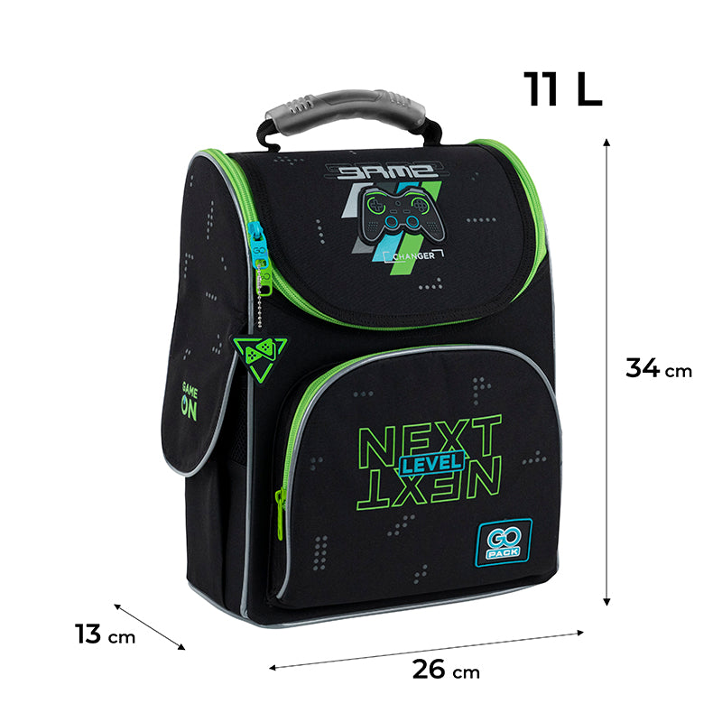 School backpack hard shaped GoPack Education Next Level GO25-5001S-7