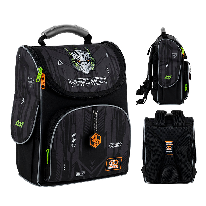School backpack hard shaped GoPack Education Warrior GO25-5001S-8