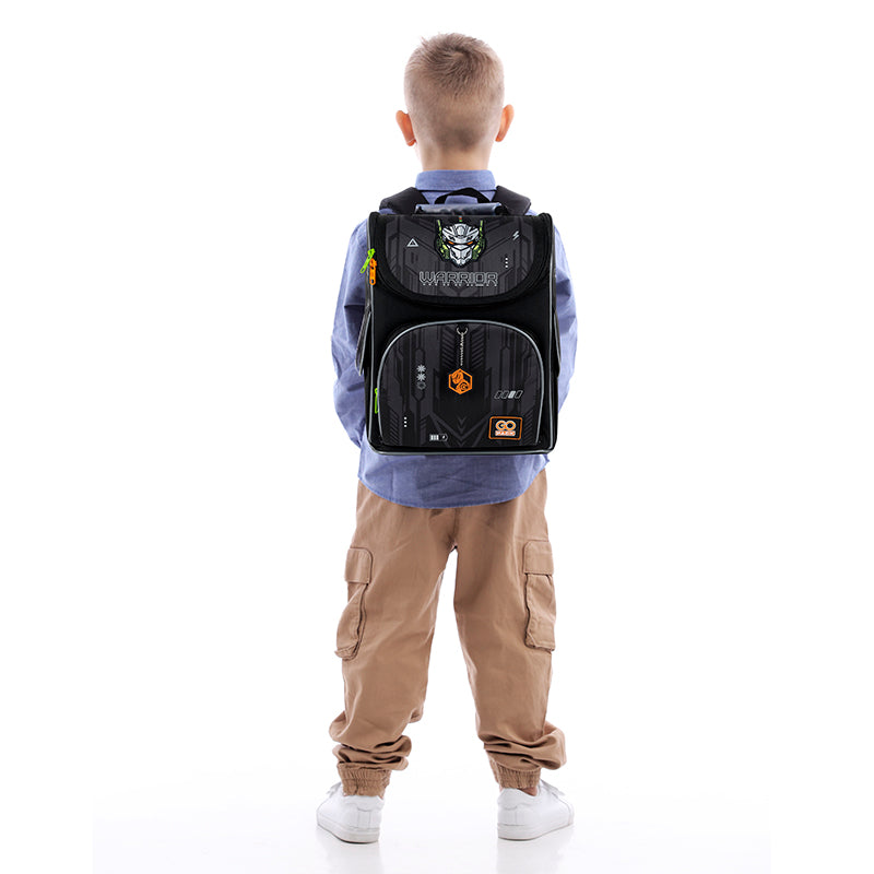 School backpack hard shaped GoPack Education Warrior GO25-5001S-8