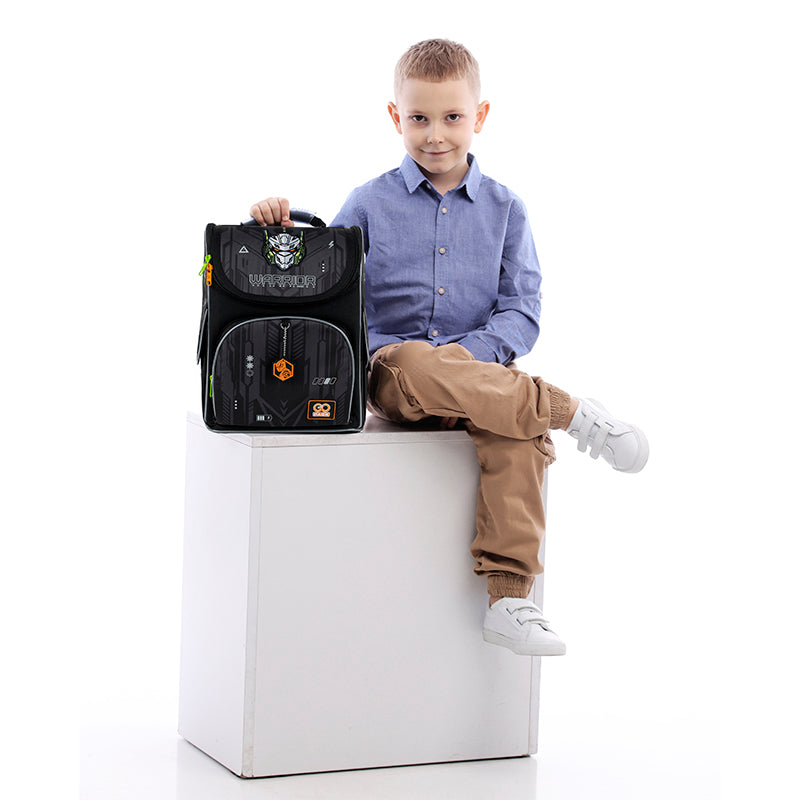 School backpack hard shaped GoPack Education Warrior GO25-5001S-8