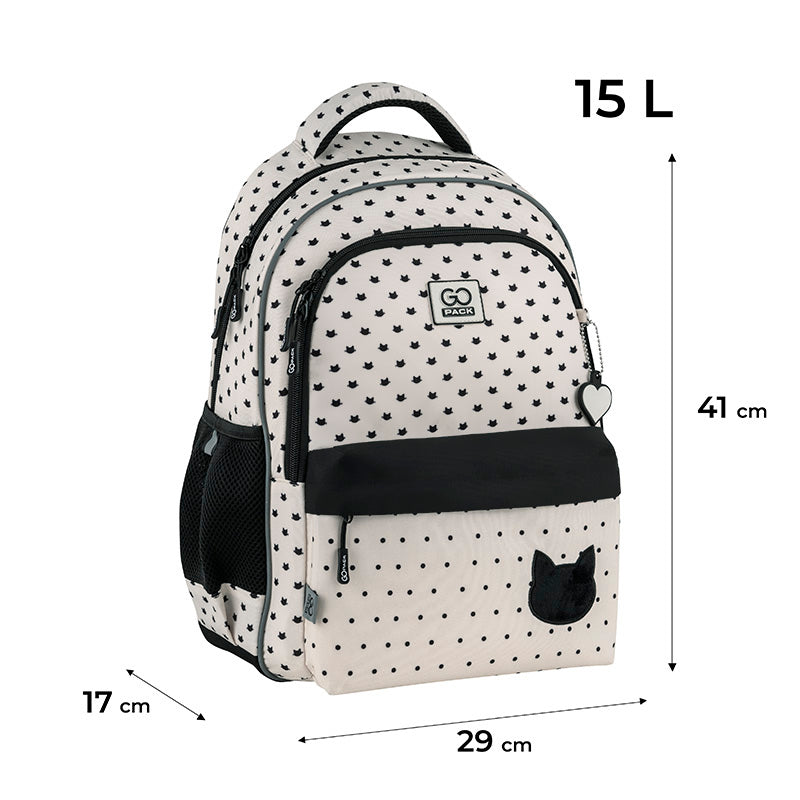 School backpack GoPack Education Cat Style GO25-182M-1