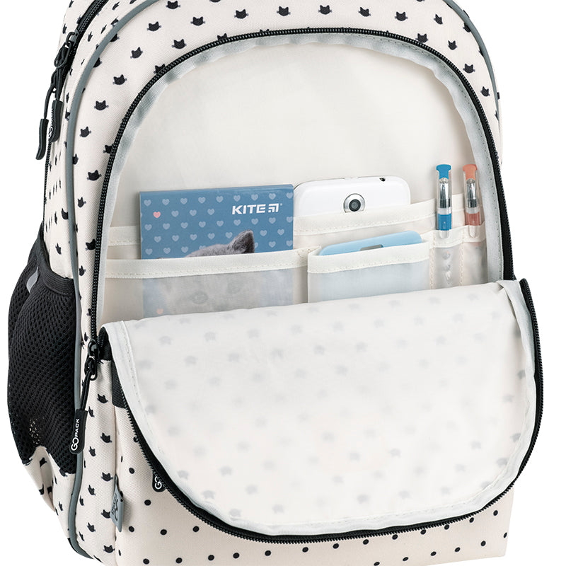 School backpack GoPack Education Cat Style GO25-182M-1