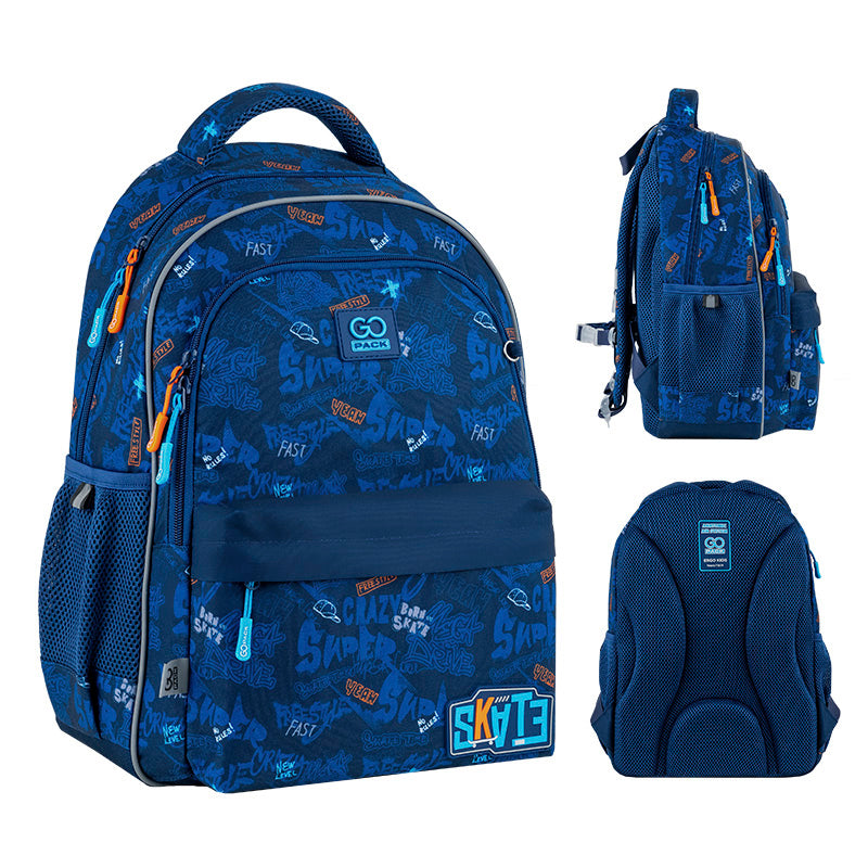 School backpack GoPack Education Crazy Skate GO25-182M-7