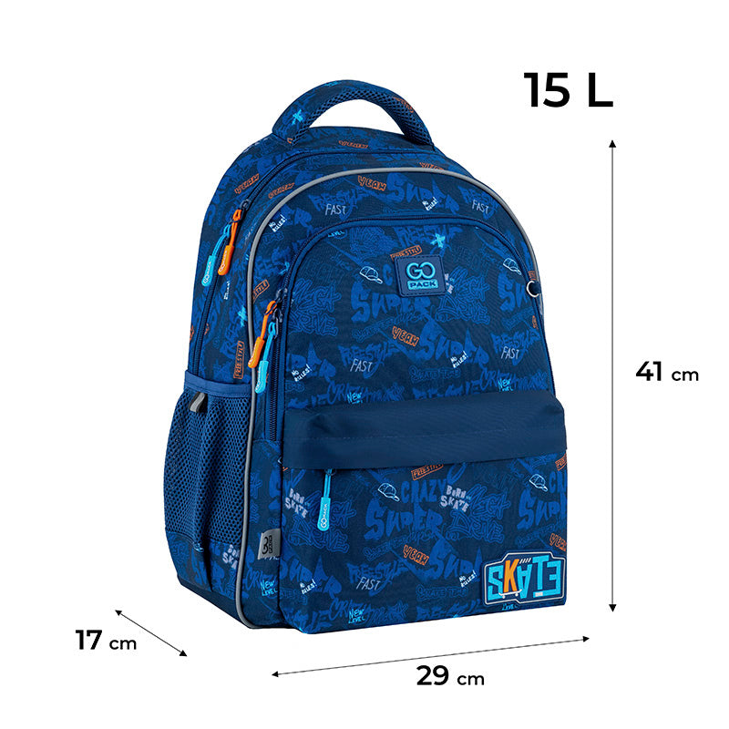 School backpack GoPack Education Crazy Skate GO25-182M-7